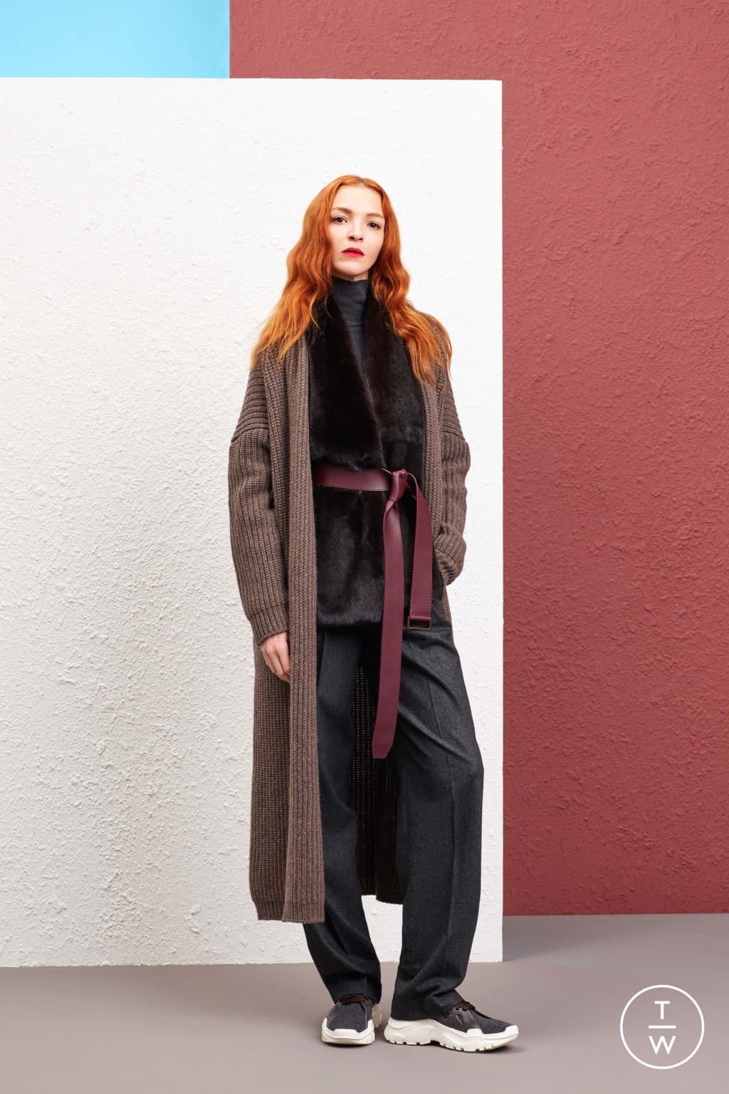 Fashion Week Milan Pre-Fall 2019 look 1 from the Agnona collection womenswear