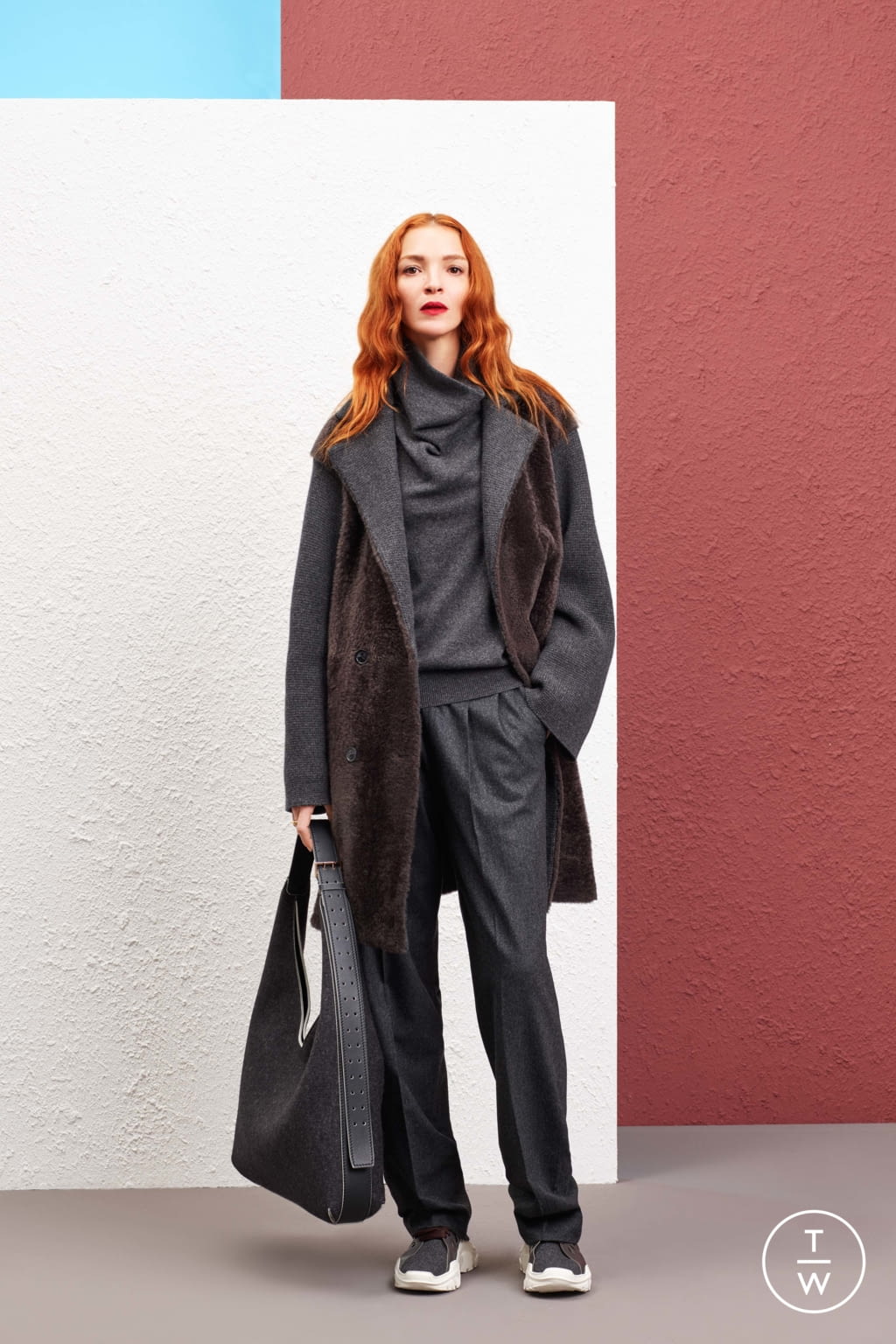 Fashion Week Milan Pre-Fall 2019 look 6 from the Agnona collection 女装