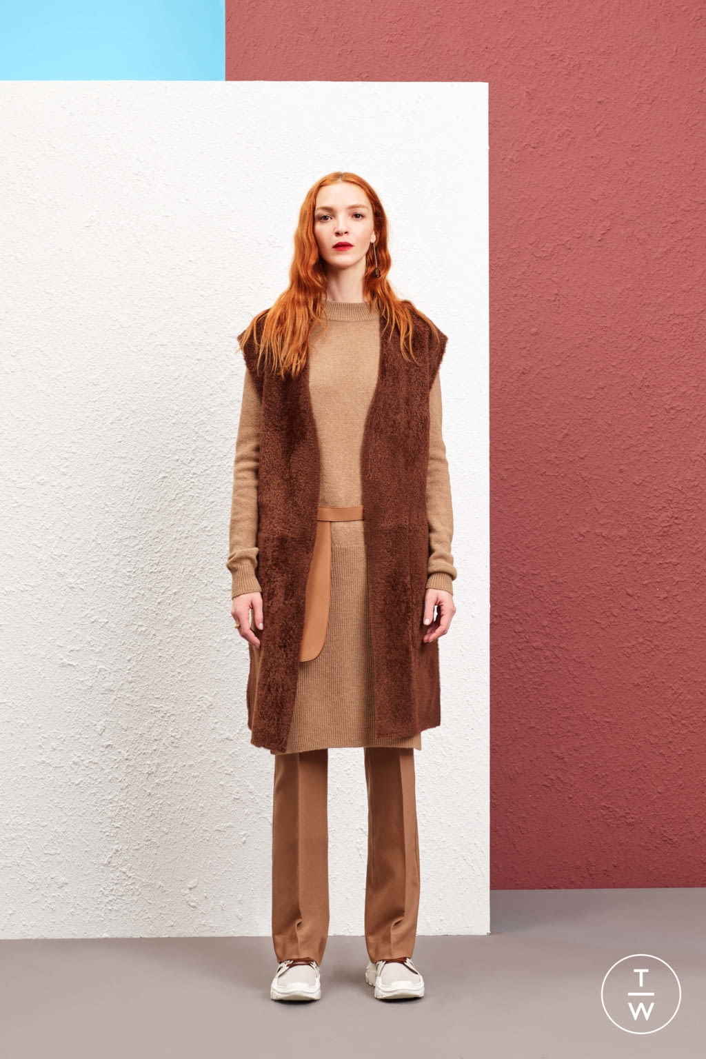 Fashion Week Milan Pre-Fall 2019 look 21 from the Agnona collection 女装