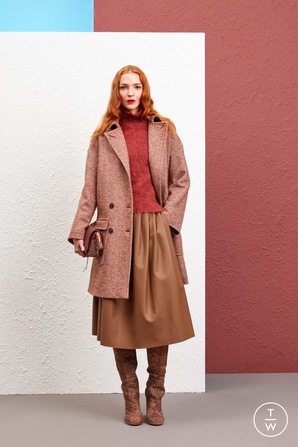 Fashion Week Milan Pre-Fall 2019 look 23 from the Agnona collection 女装