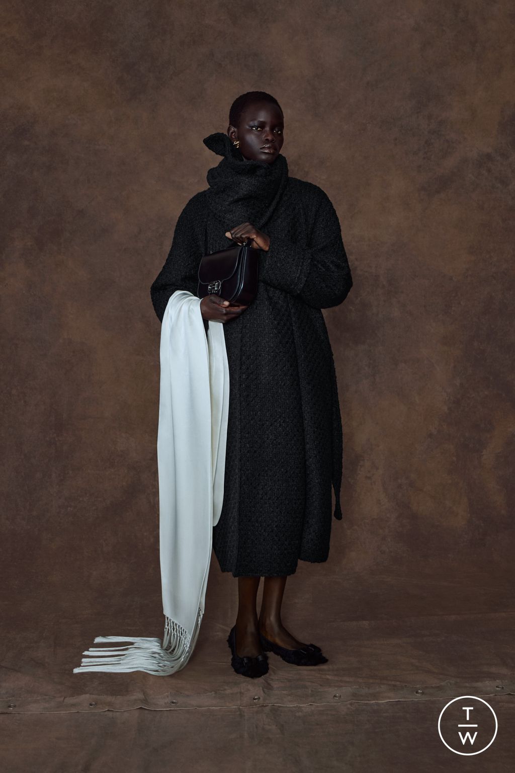 Fashion Week Milan Pre-Fall 2026 look 3 from the Ferragamo collection 女装