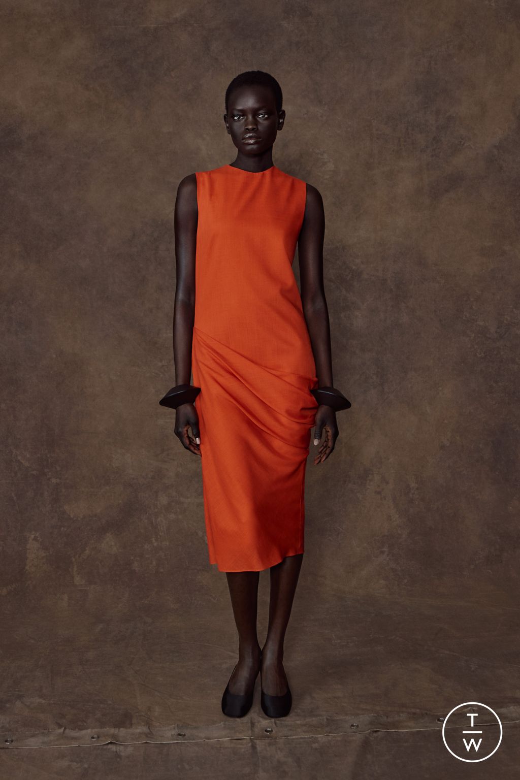 Fashion Week Milan Pre-Fall 2026 look 5 from the Ferragamo collection womenswear