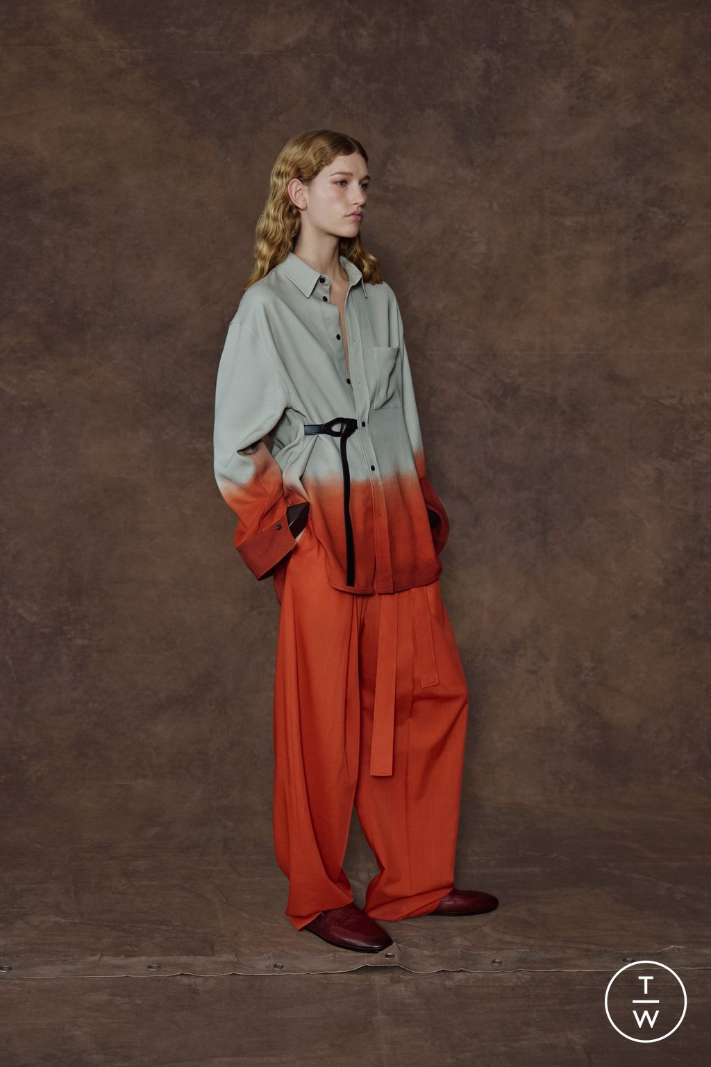 Fashion Week Milan Pre-Fall 2026 look 7 from the Ferragamo collection womenswear