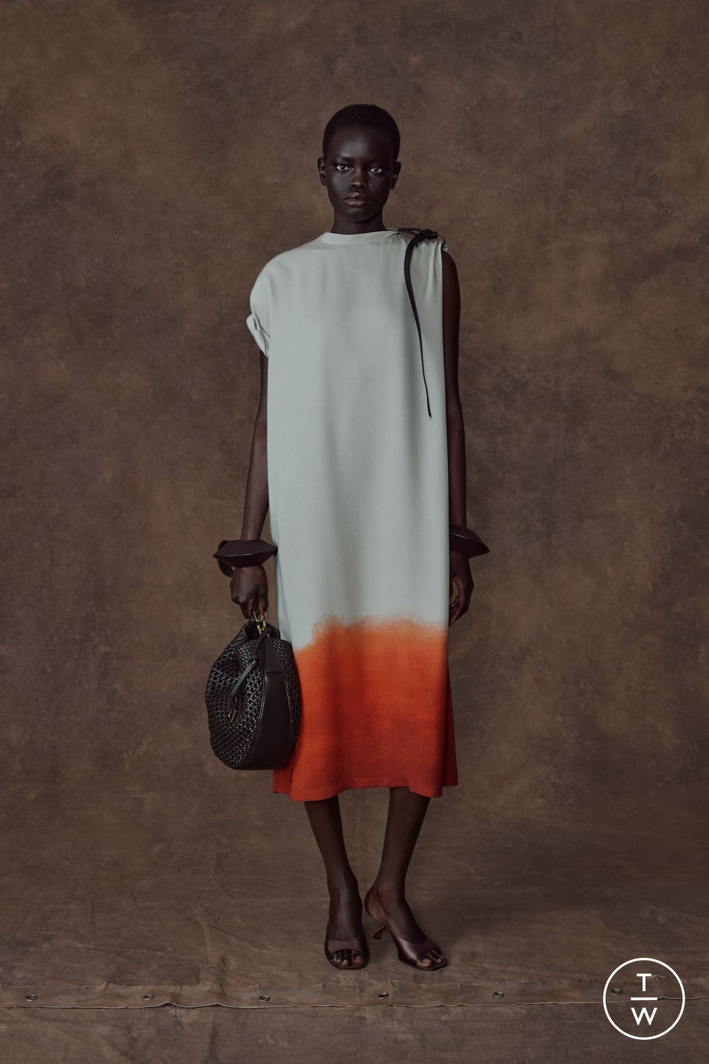 Fashion Week Milan Pre-Fall 2026 look 12 from the Ferragamo collection womenswear