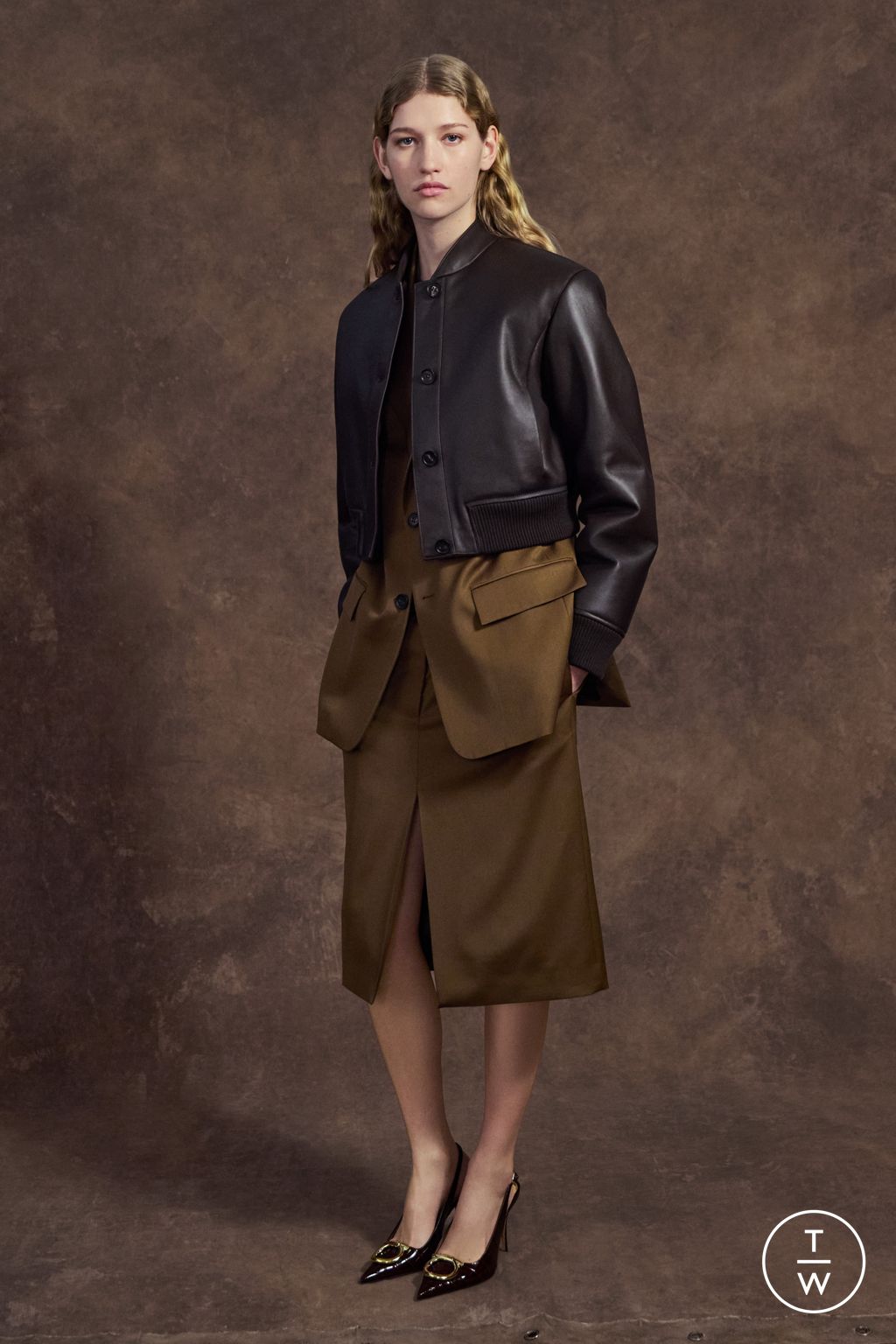 Fashion Week Milan Pre-Fall 2026 look 19 de la collection Ferragamo womenswear