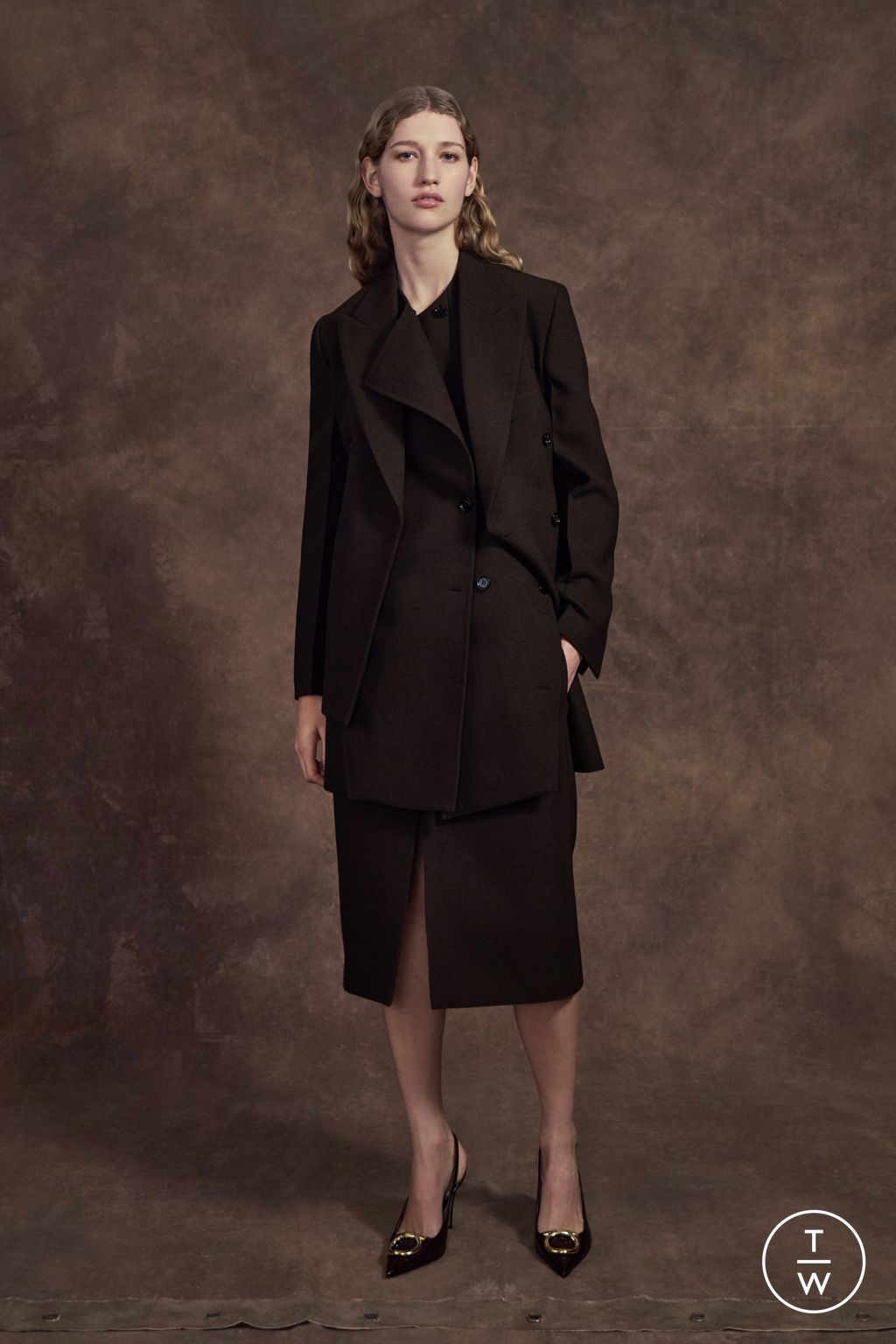 Fashion Week Milan Pre-Fall 2026 look 24 from the Ferragamo collection womenswear