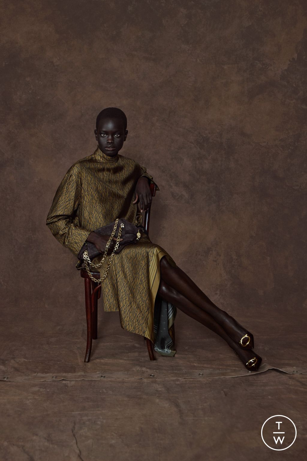 Fashion Week Milan Pre-Fall 2026 look 31 from the Ferragamo collection womenswear