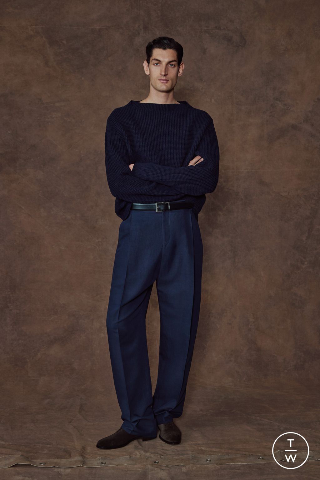 Fashion Week Milan Pre-Fall 2026 look 35 from the Ferragamo collection womenswear