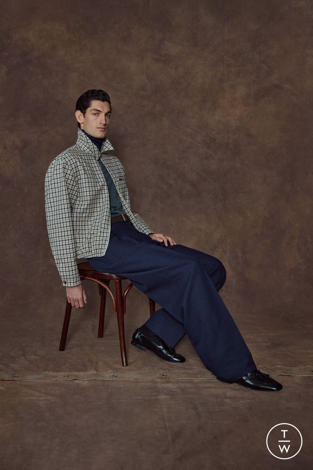 Fashion Week Milan Pre-Fall 2026 look 36 from the Ferragamo collection womenswear