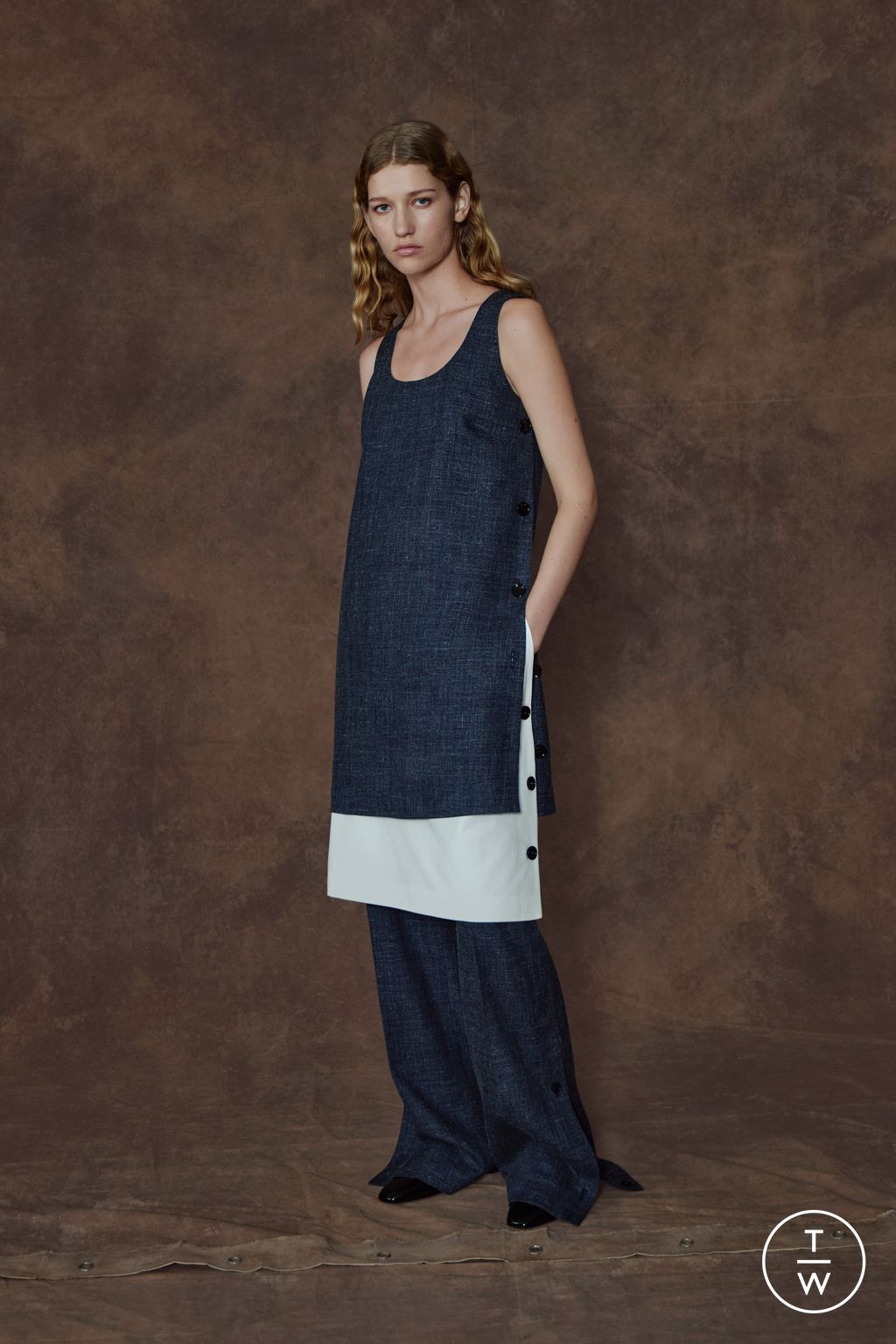 Fashion Week Milan Pre-Fall 2026 look 41 from the Ferragamo collection womenswear