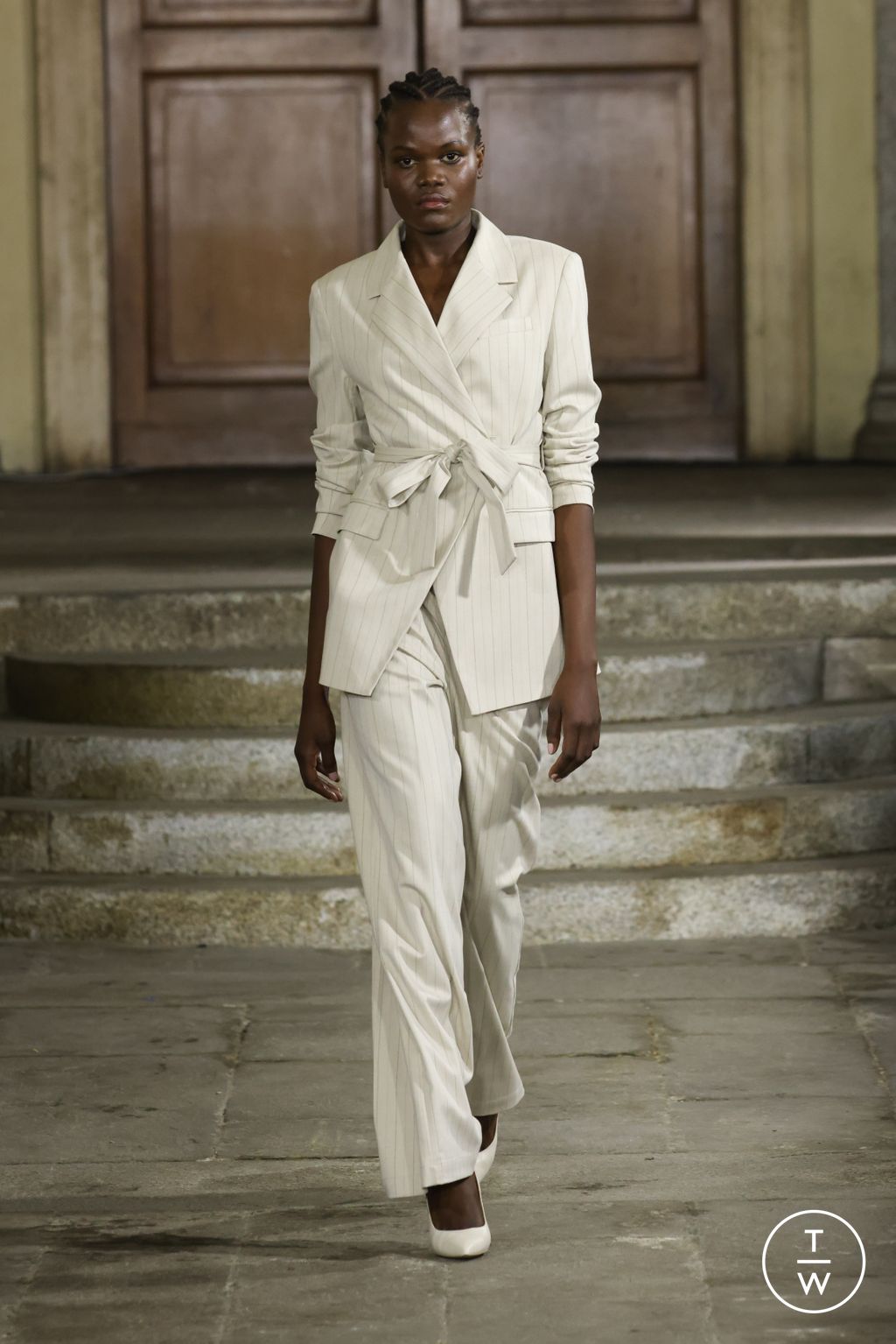 Fashion Week Milan Spring/Summer 2024 look 1 de la collection Fracomina womenswear