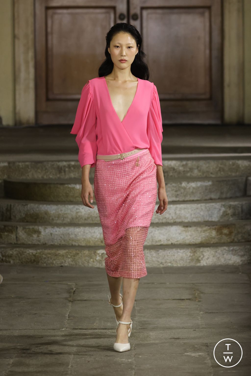 Fashion Week Milan Spring/Summer 2024 look 12 from the Fracomina collection womenswear