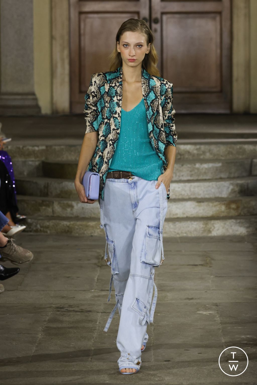 Fashion Week Milan Spring/Summer 2024 look 7 from the Fracomina collection womenswear