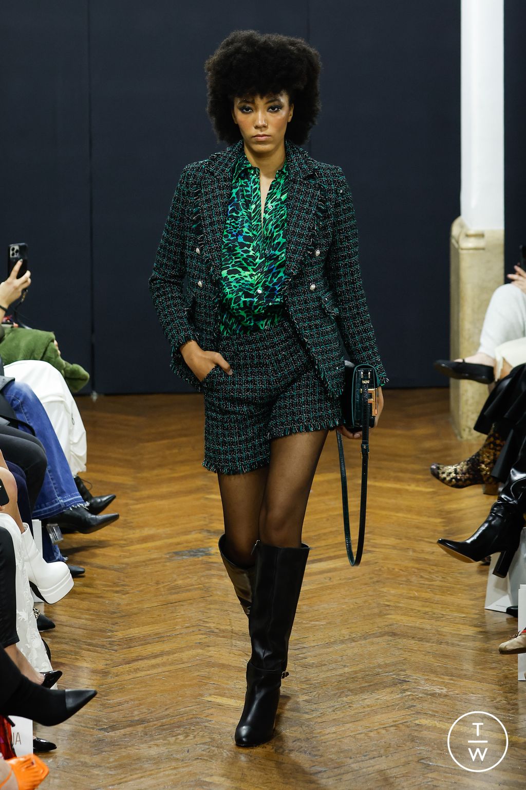 Fashion Week Milan Fall/Winter 2023 look 18 from the Fracomina collection womenswear