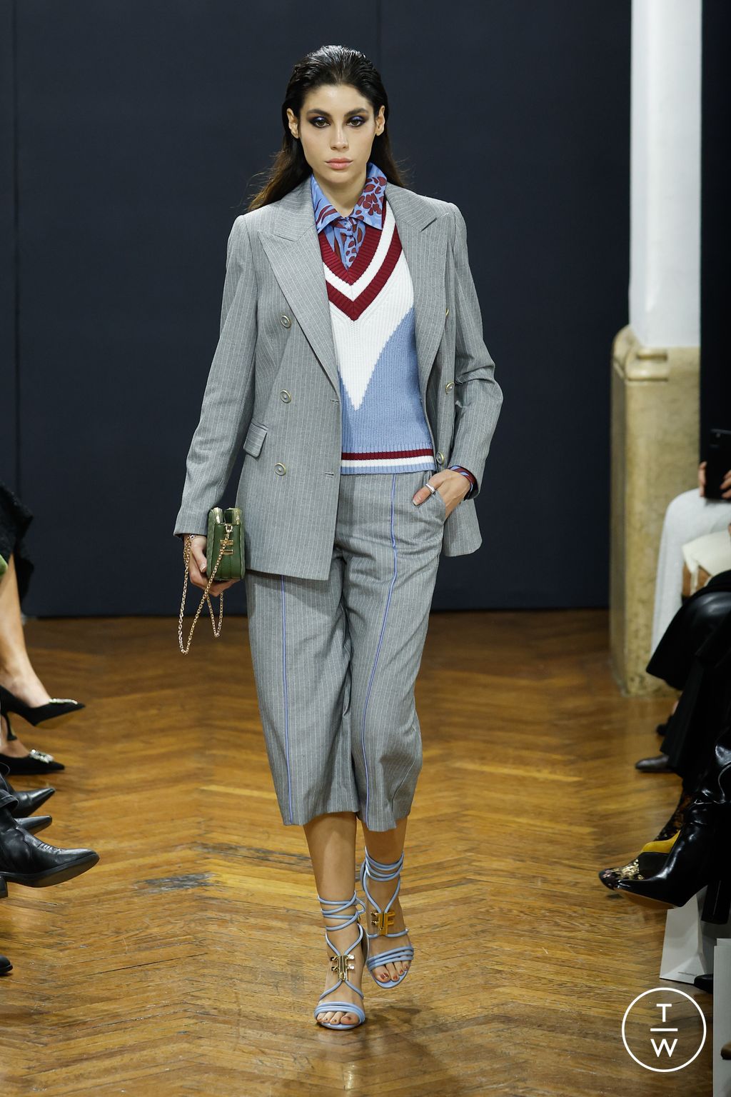 Fashion Week Milan Fall/Winter 2023 look 3 from the Fracomina collection womenswear