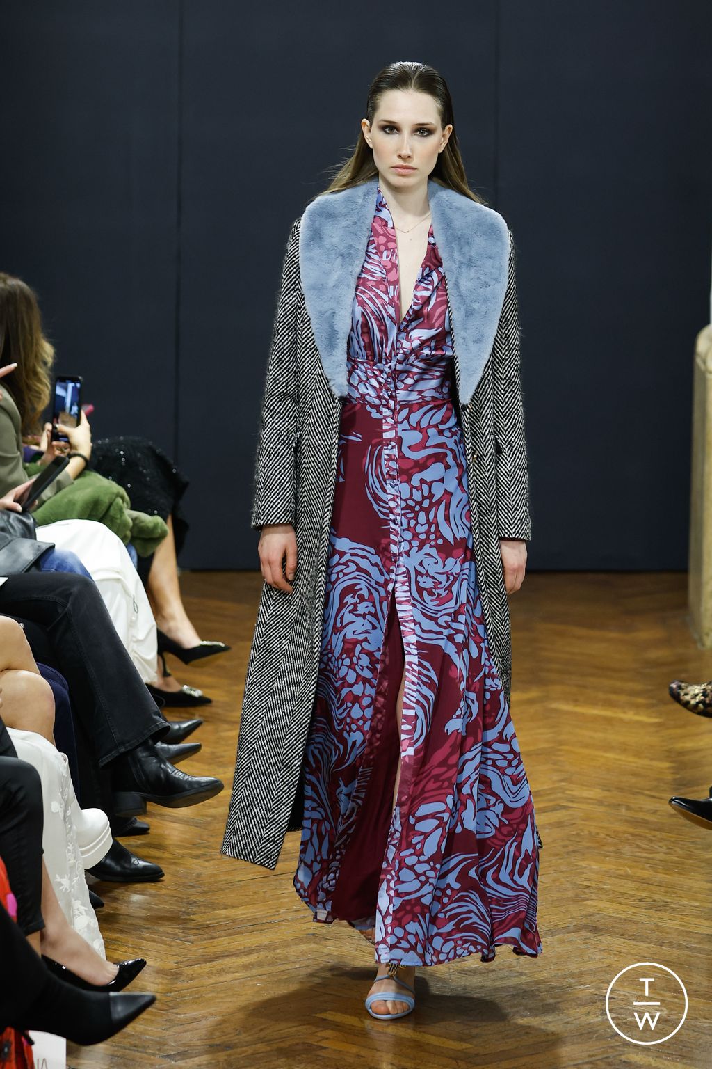 Fashion Week Milan Fall/Winter 2023 look 4 from the Fracomina collection womenswear