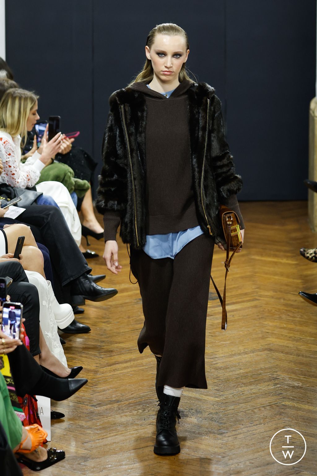Fashion Week Milan Fall/Winter 2023 look 6 from the Fracomina collection womenswear