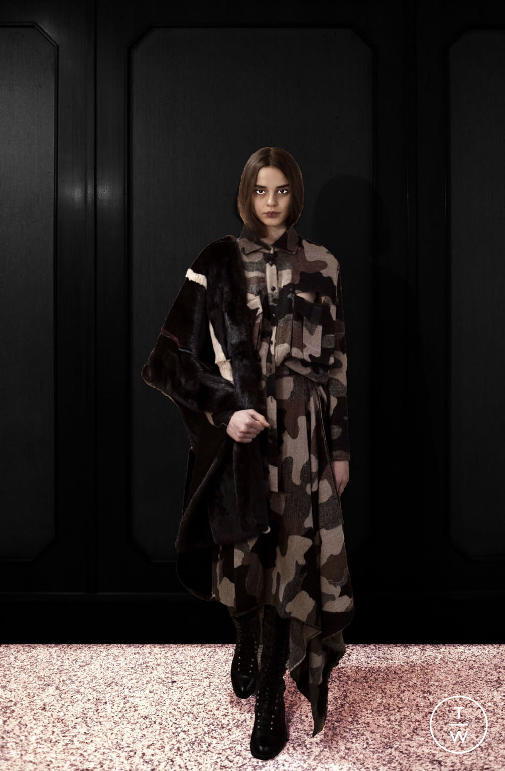 Fashion Week Milan Fall/Winter 2021 look 3 from the Francesca Liberatore collection 女装