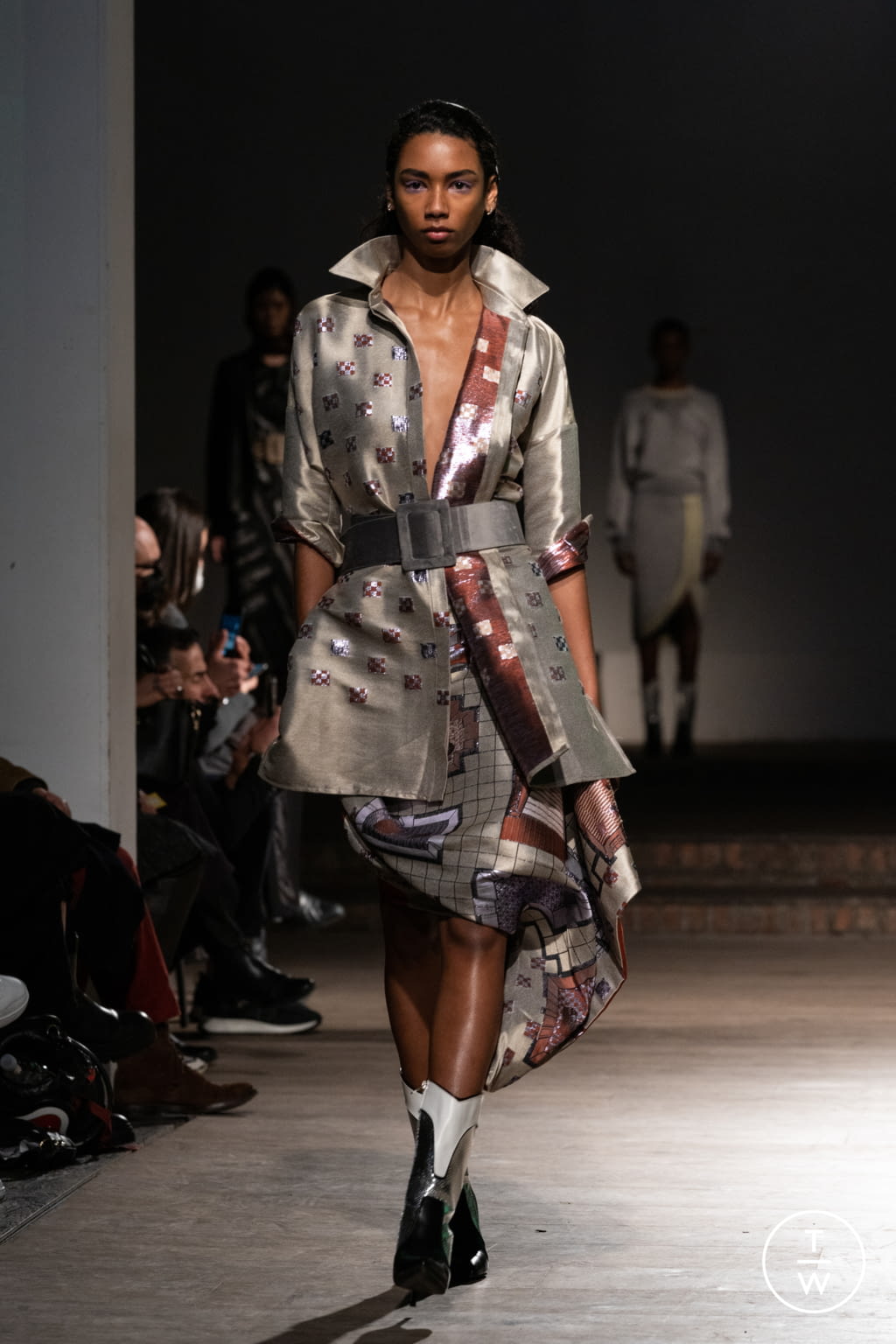 Fashion Week Milan Fall/Winter 2022 look 10 from the Francesca Liberatore collection womenswear