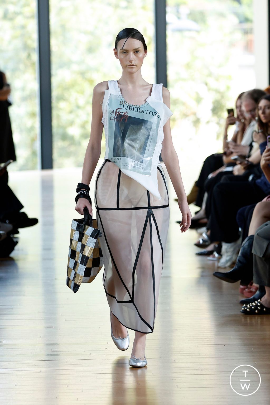 Fashion Week Milan Spring-Summer 2025 look 9 from the Francesca Liberatore collection 女装