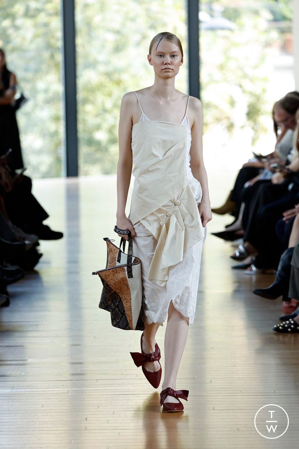 Fashion Week Milan Spring-Summer 2025 look 10 de la collection Francesca Liberatore womenswear