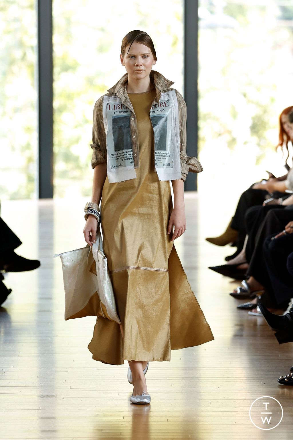 Fashion Week Milan Spring-Summer 2025 look 25 from the Francesca Liberatore collection womenswear