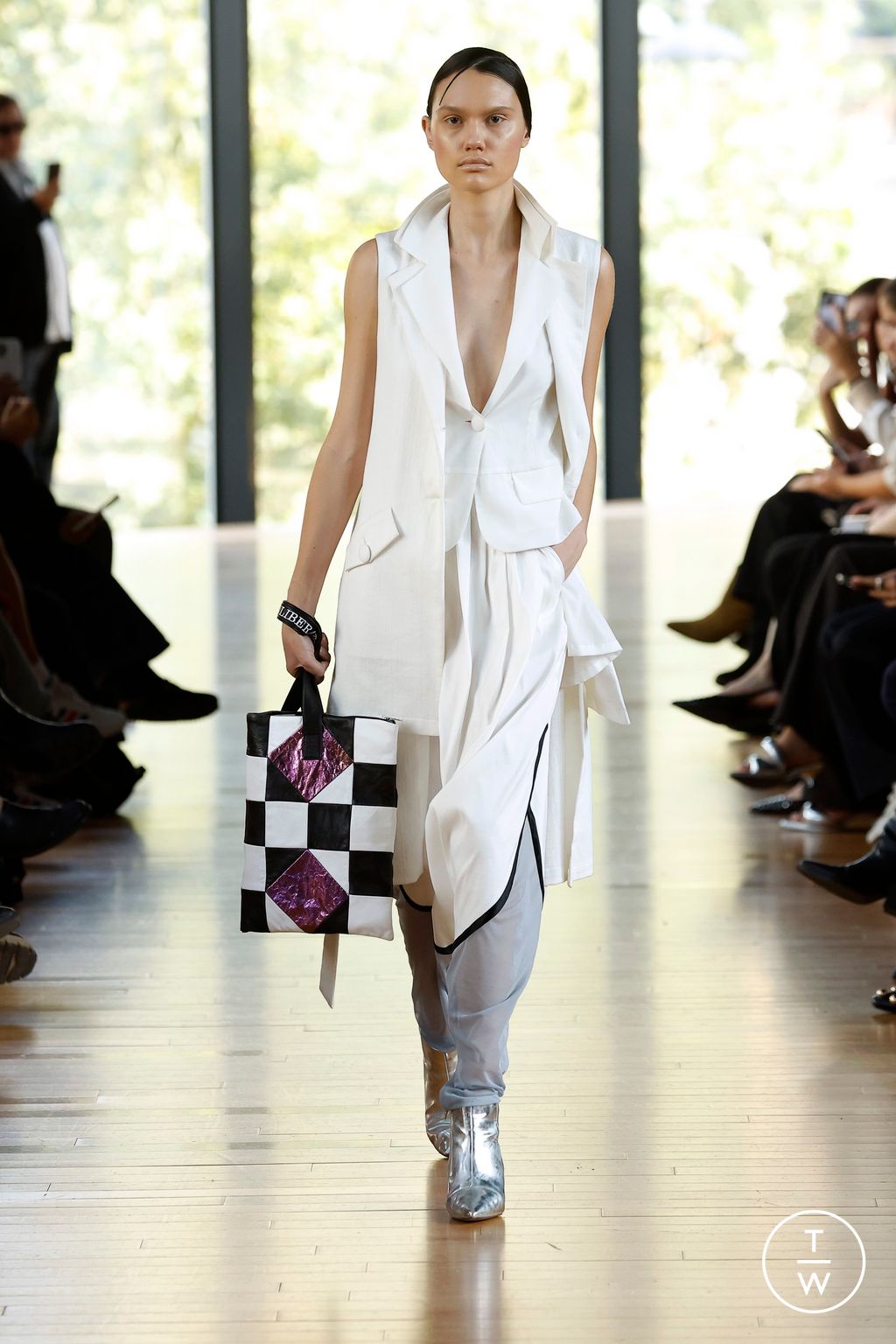 Fashion Week Milan Spring/Summer 2025 look 26 from the Francesca Liberatore collection womenswear