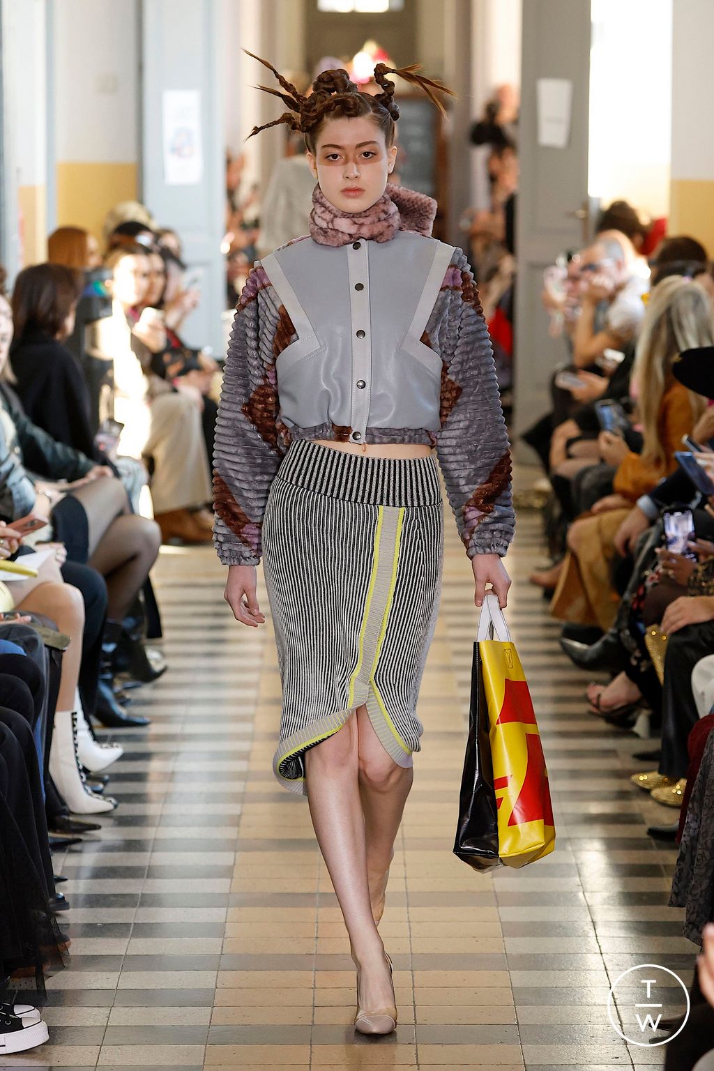 Fashion Week Milan Fall/Winter 2025 look 12 from the Francesca Liberatore collection 女装