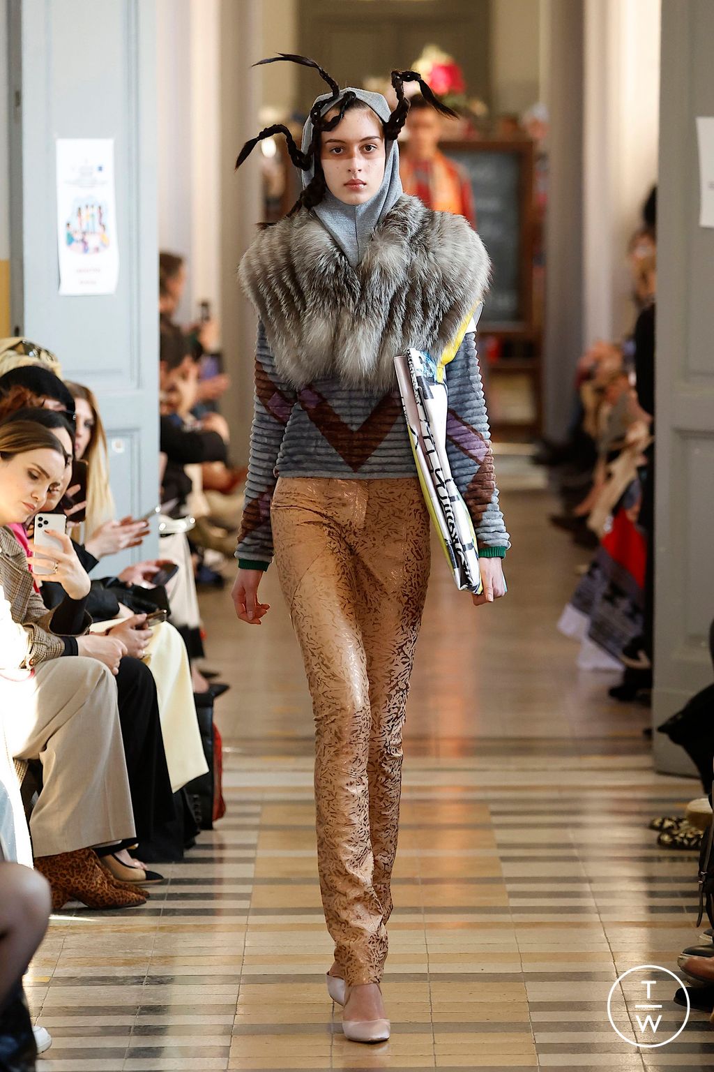 Fashion Week Milan Fall/Winter 2025 look 14 de la collection Francesca Liberatore womenswear