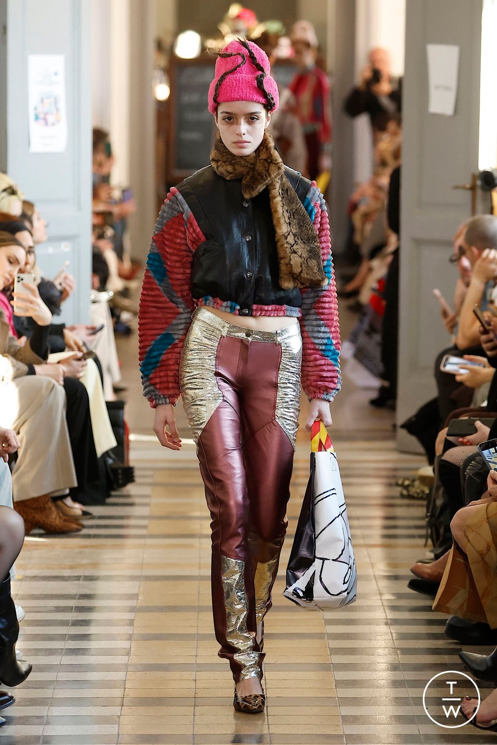 Fashion Week Milan Fall/Winter 2025 look 16 de la collection Francesca Liberatore womenswear