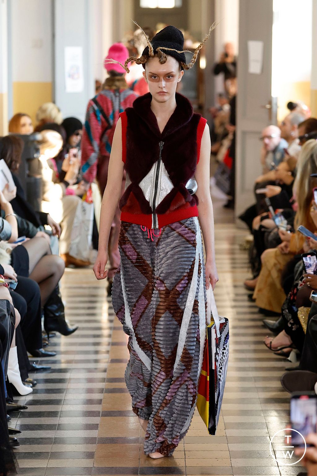 Fashion Week Milan Fall/Winter 2025 look 19 from the Francesca Liberatore collection womenswear