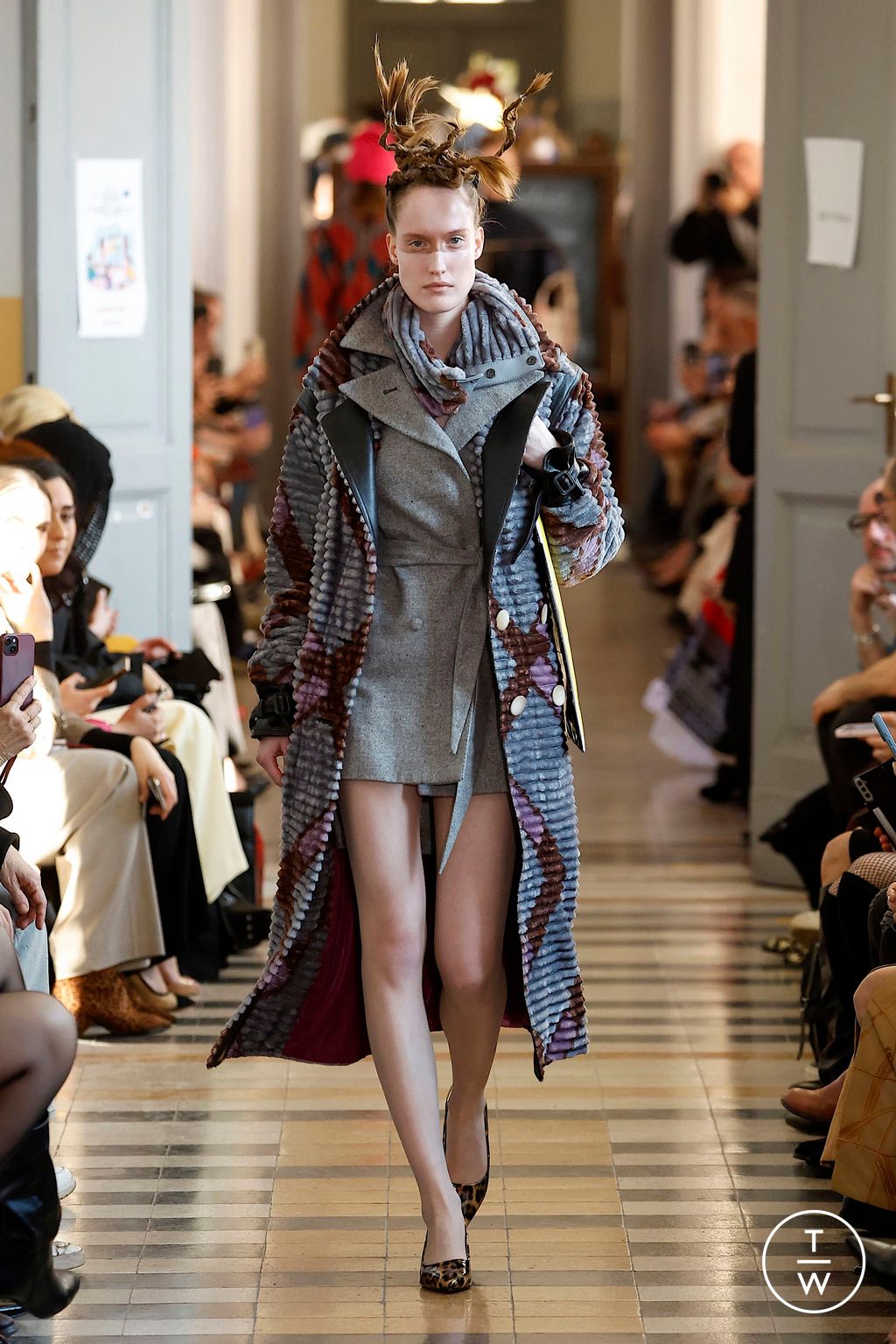 Fashion Week Milan Fall/Winter 2025 look 20 from the Francesca Liberatore collection womenswear