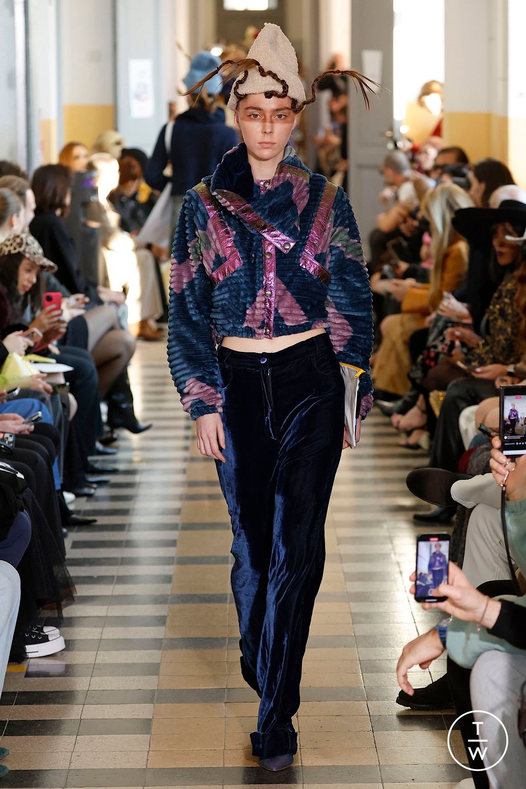 Fashion Week Milan Fall/Winter 2025 look 26 de la collection Francesca Liberatore womenswear