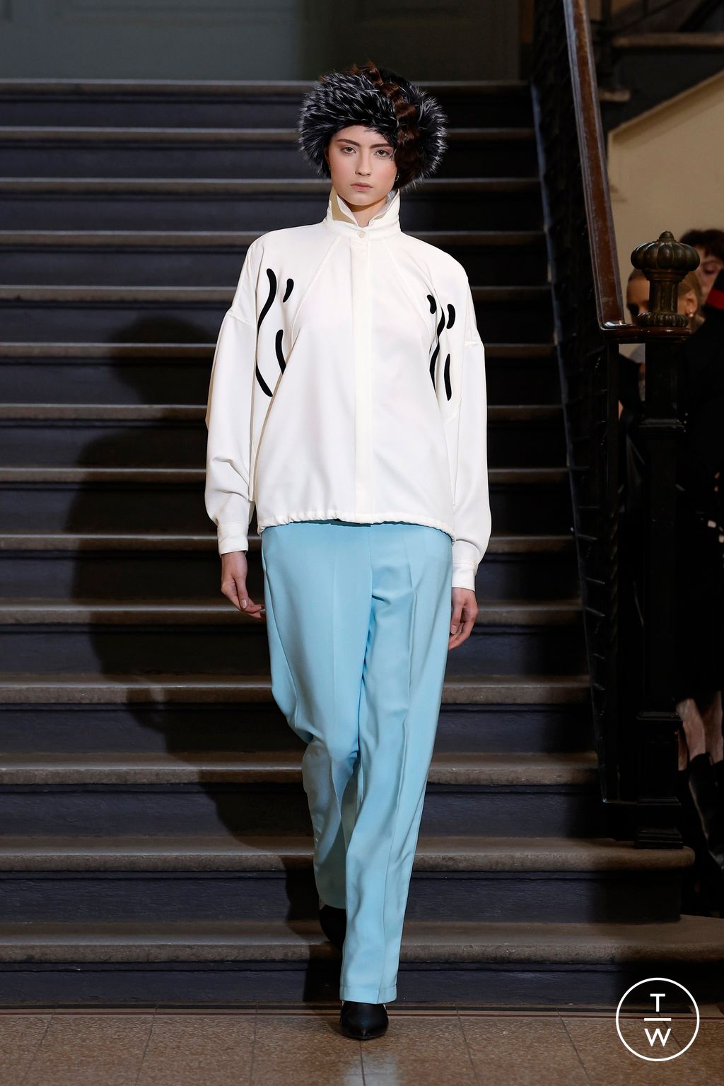 Fashion Week Milan Fall/Winter 2026 look 10 from the Francesca Liberatore collection womenswear