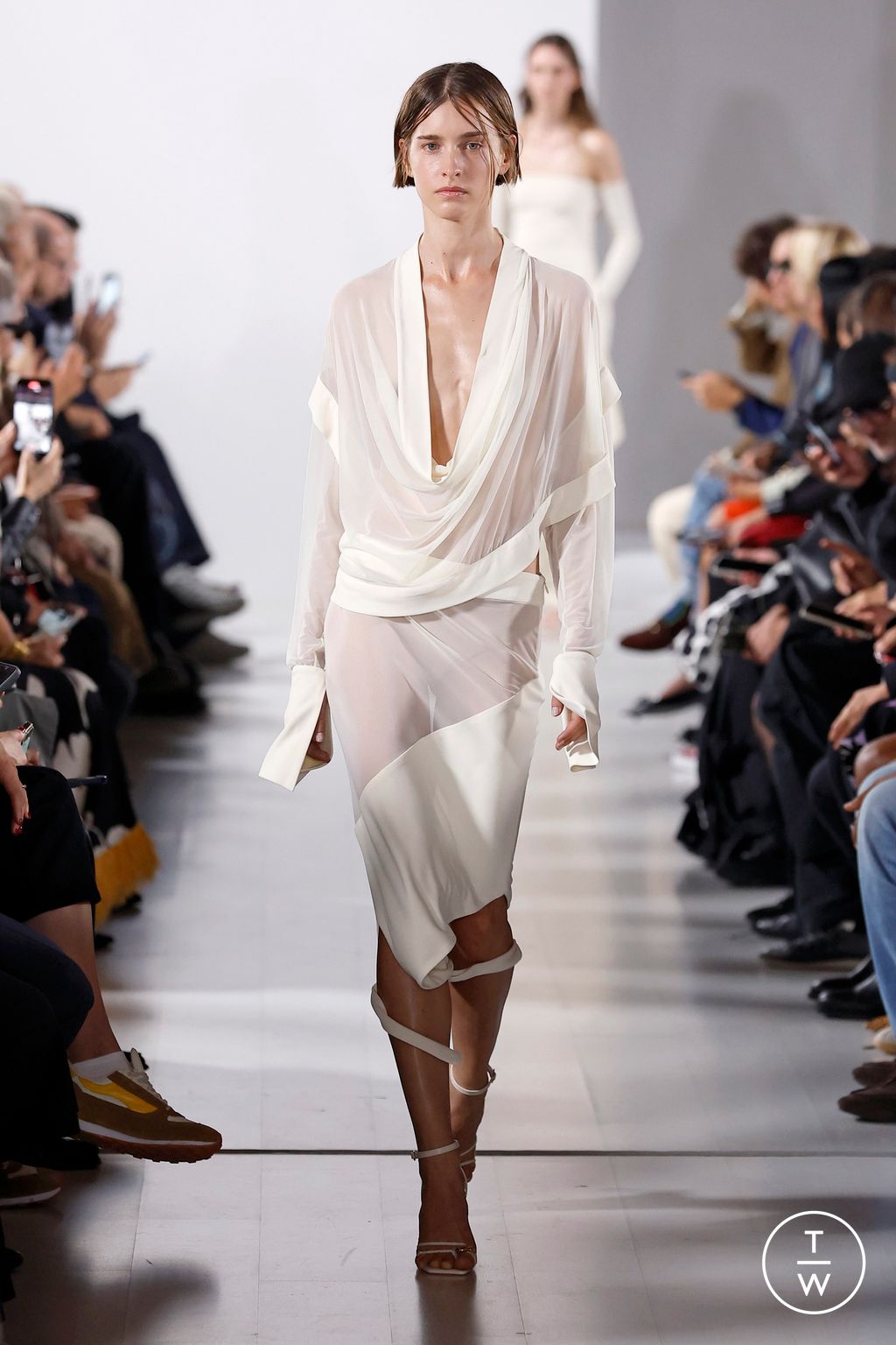 Fashion Week Milan Spring/Summer 2026 look 5 from the Francesco Murano collection womenswear