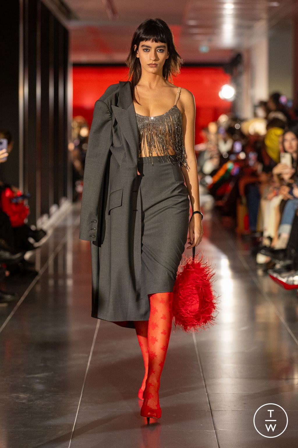 Fashion Week London Fall/Winter 2024 look 16 de la collection Frolov womenswear