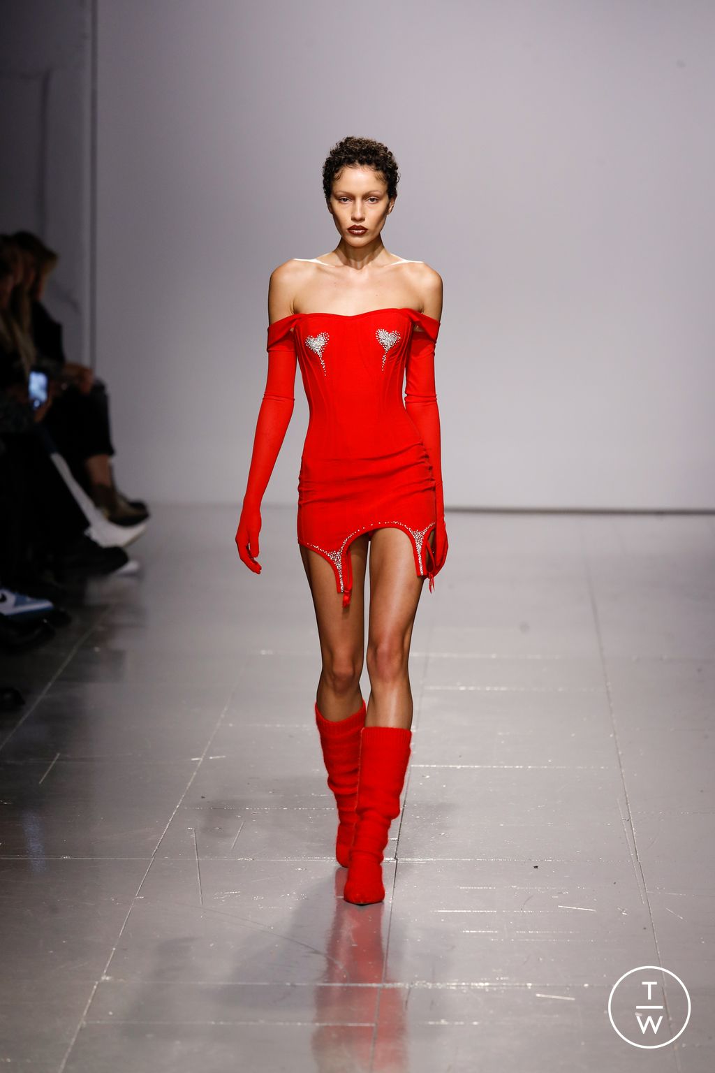 Fashion Week London Fall/Winter 2023 look 9 from the Frolov collection 女装