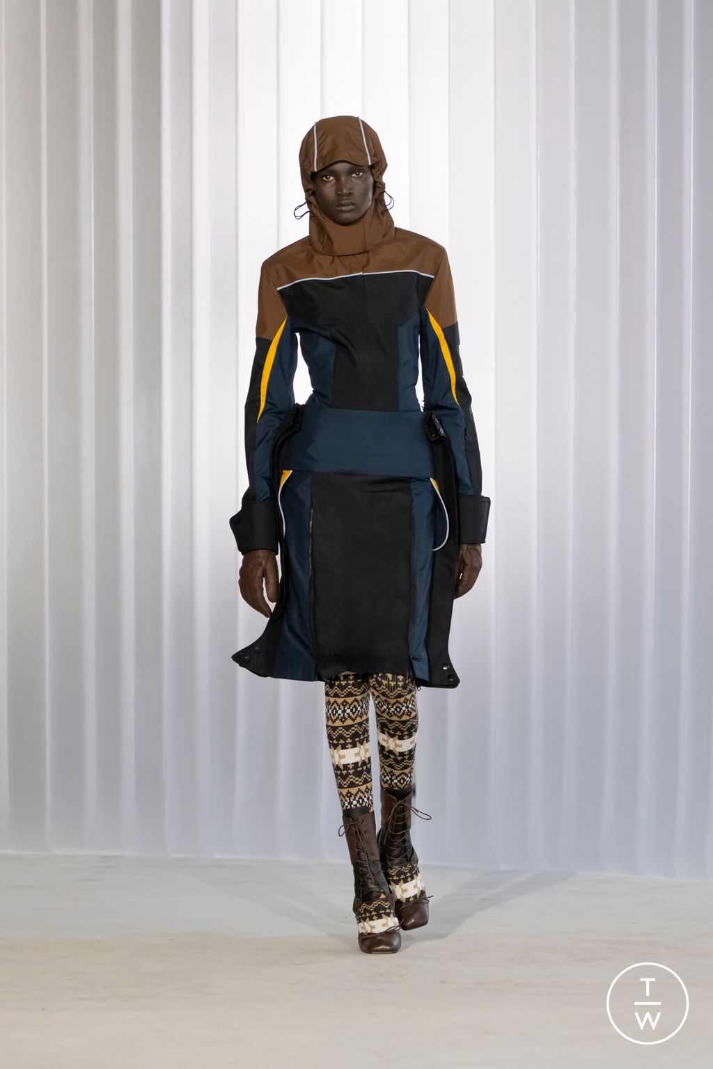Fashion Week Paris Fall/Winter 2026 look 17 from the Jean Paul Gaultier collection womenswear