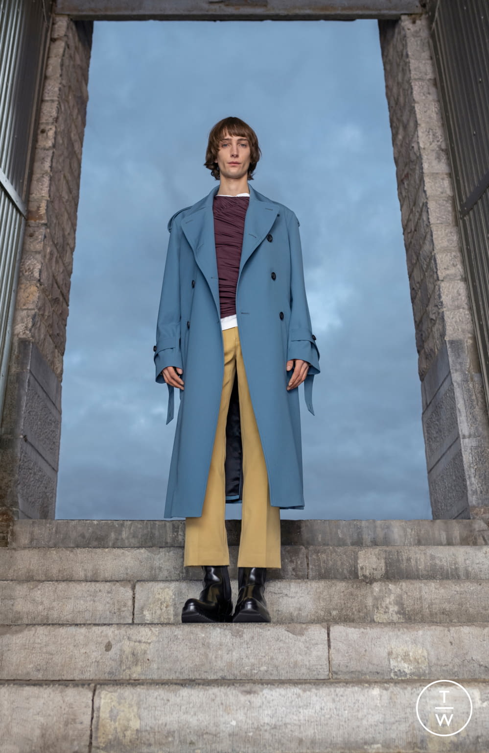 Fashion Week Paris Fall/Winter 2021 look 35 from the Dries Van Noten collection menswear