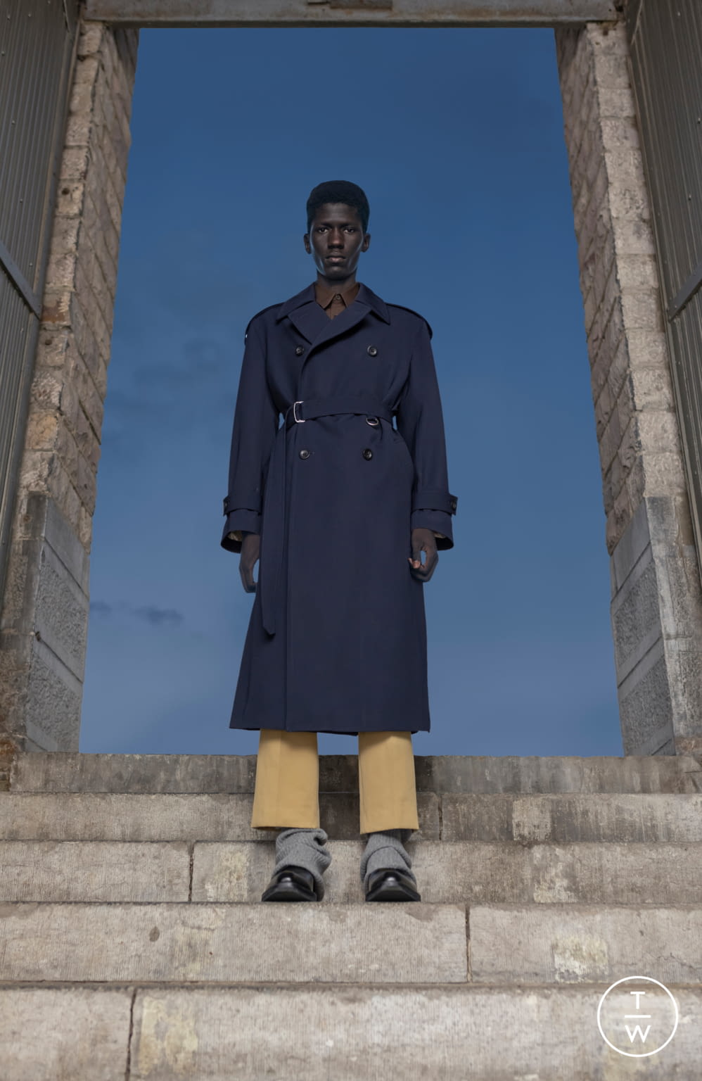 Fashion Week Paris Fall/Winter 2021 look 4 from the Dries Van Noten collection menswear
