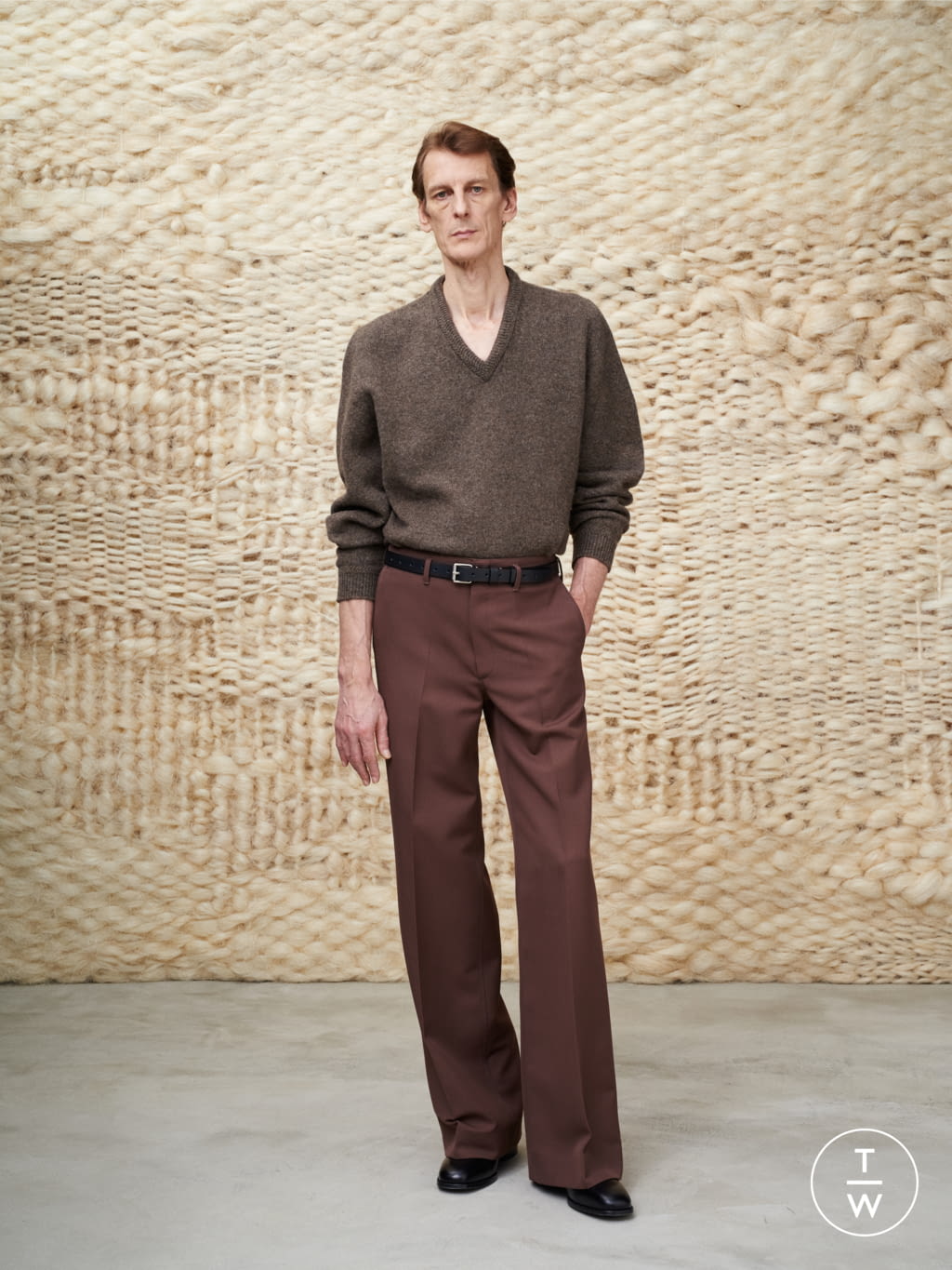 Fashion Week Paris Fall/Winter 2020 look 30 from the Lemaire collection menswear