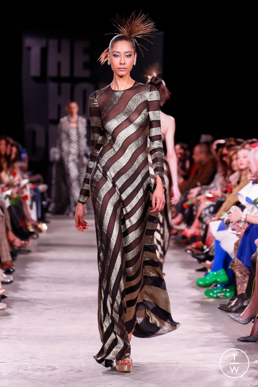 Fashion Week New York Fall/Winter 2023 look 7 from the Naeem Khan collection womenswear