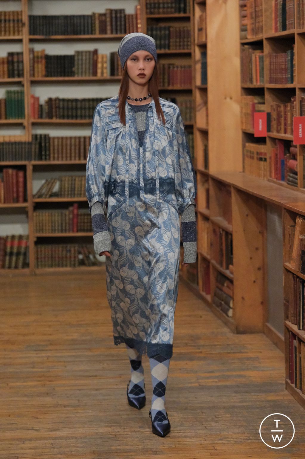 Fashion Week New York Fall/Winter 2024 look 20 de la collection Anna Sui womenswear