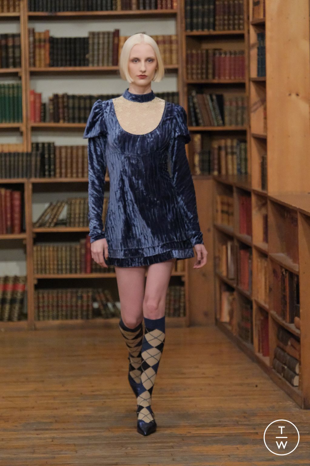 Fashion Week New York Fall/Winter 2024 look 23 de la collection Anna Sui womenswear