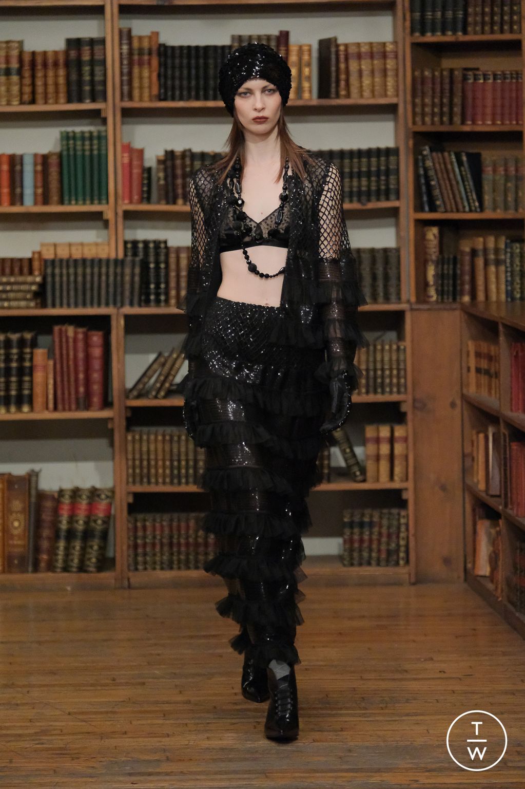 Fashion Week New York Fall/Winter 2024 look 32 de la collection Anna Sui womenswear