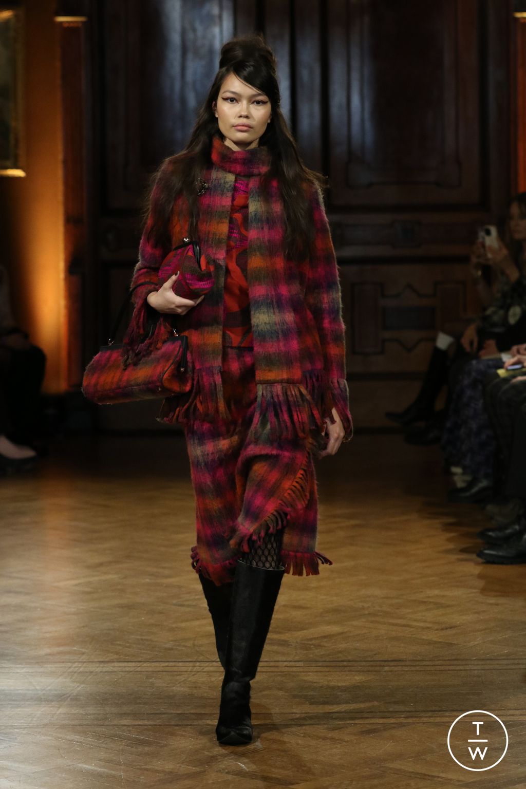 Fashion Week New York Fall/Winter 2026 look 3 from the Anna Sui collection womenswear