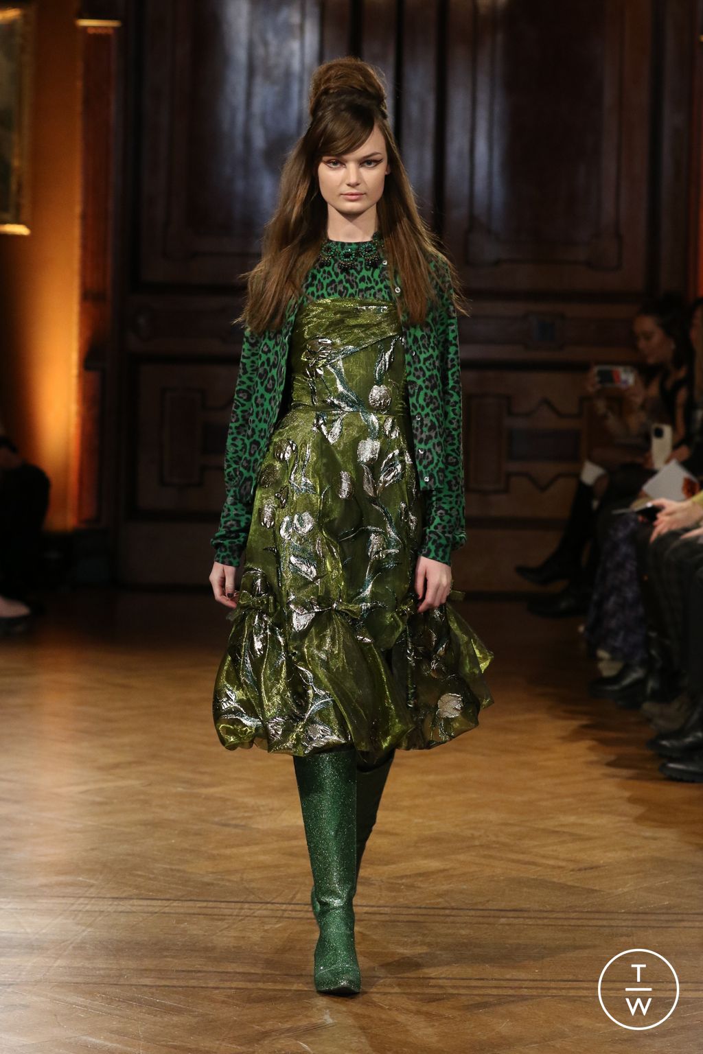 Fashion Week New York Fall/Winter 2026 look 17 from the Anna Sui collection womenswear