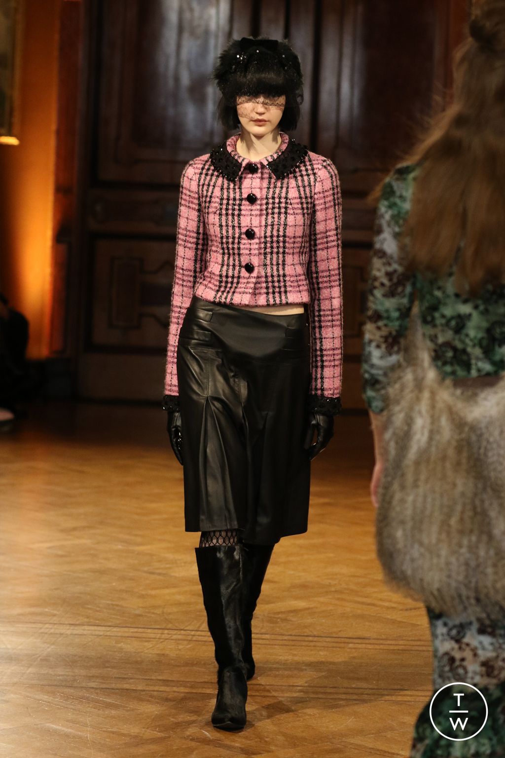 Fashion Week New York Fall/Winter 2026 look 20 from the Anna Sui collection womenswear
