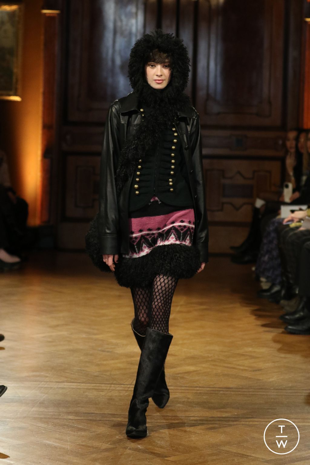 Fashion Week New York Fall/Winter 2026 look 22 from the Anna Sui collection womenswear
