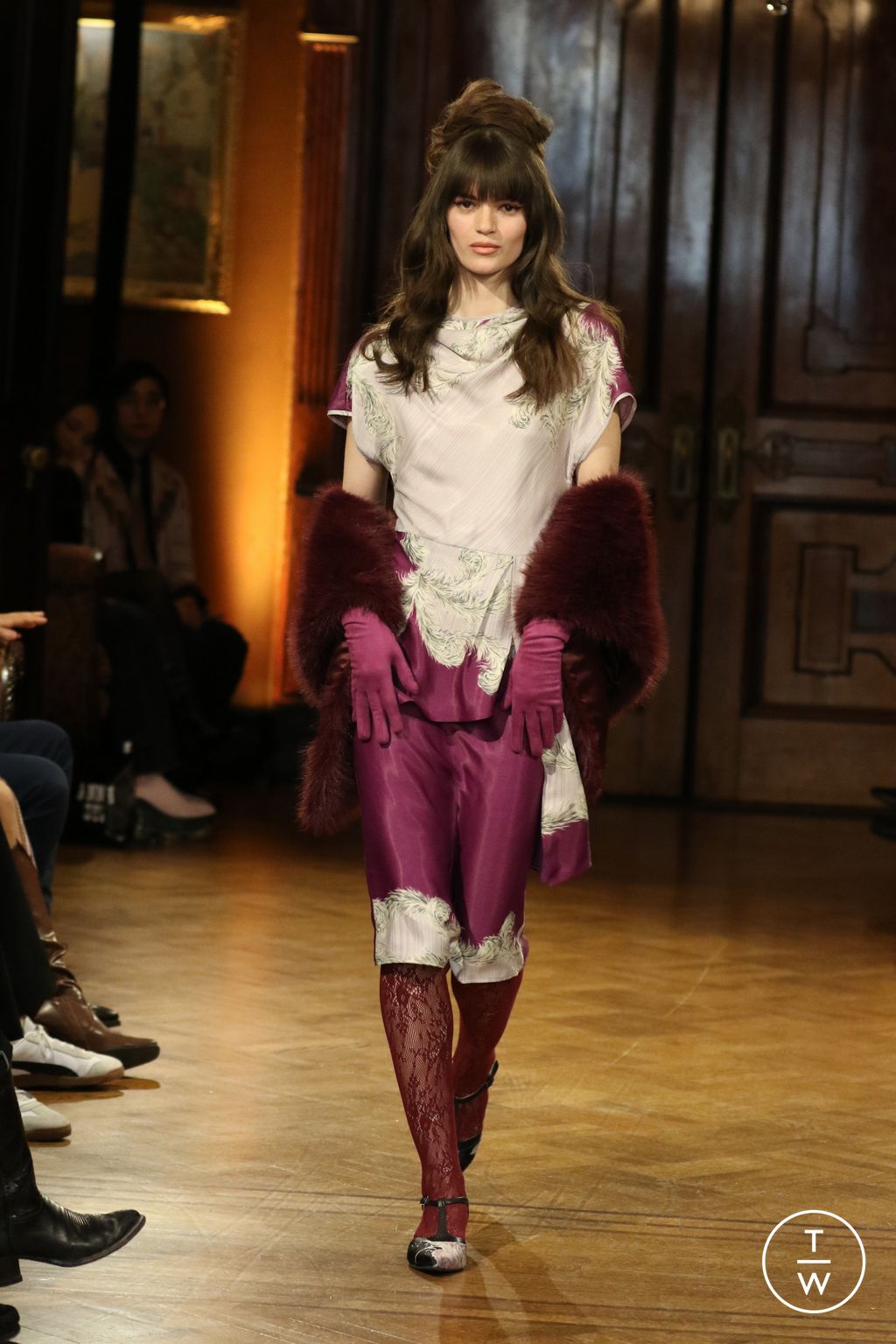 Fashion Week New York Fall/Winter 2026 look 26 from the Anna Sui collection womenswear